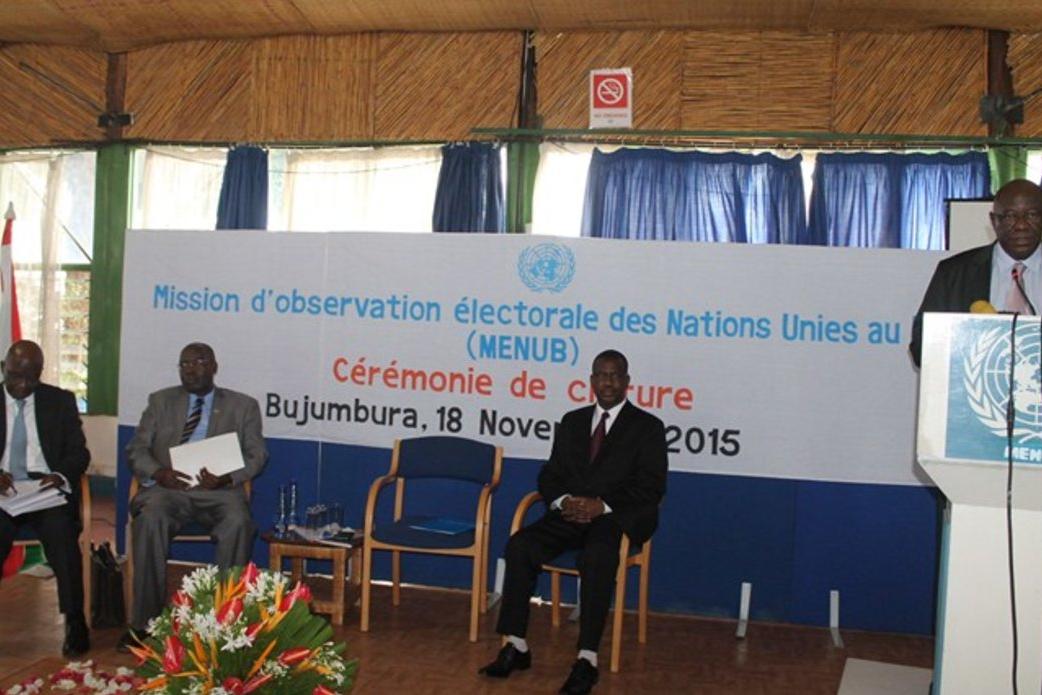 A photo taken at the MENUB closing ceremony.