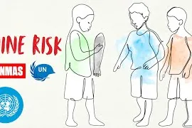 Video cover design of children playing with mines