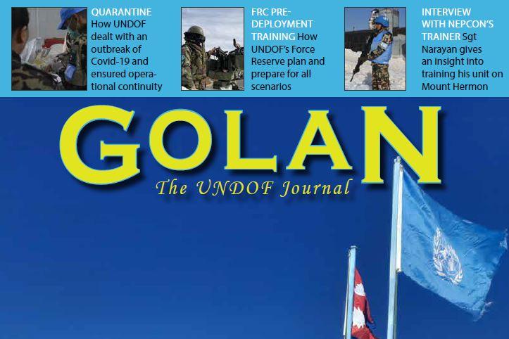 Golan Journal, January - May 2021